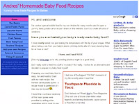Make your own Homemade Baby food